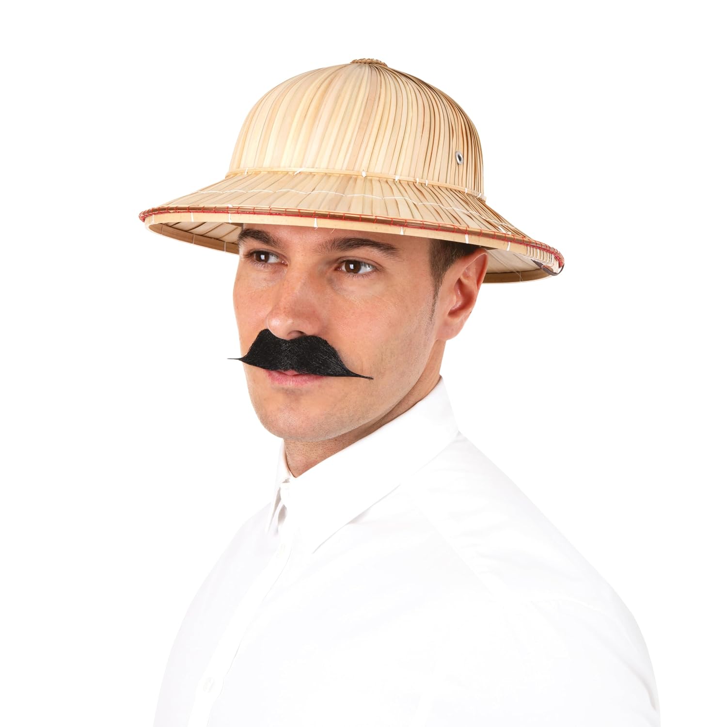 P’TIT CLOWN — Moustache de Déguisement Gentleman Noir – Image 3