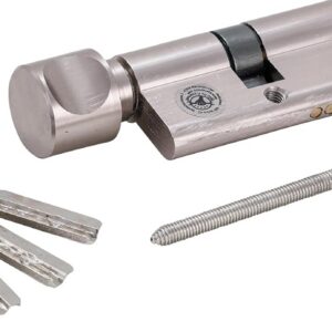 BGS Diy 85260 | Cylindre de serrures de sécurité | avec bouton | 60 mm