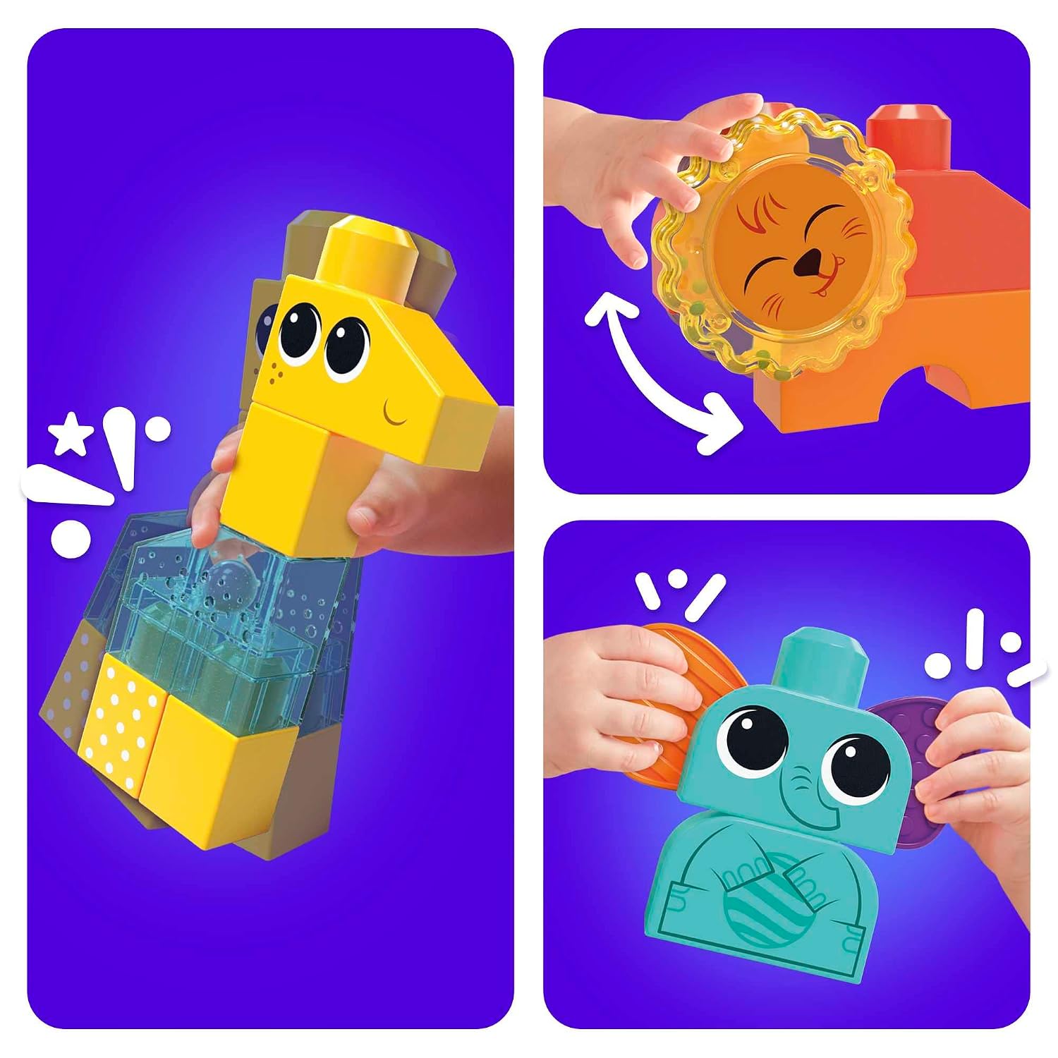 MEGA BLOKS — Coffret de Construction Sensoriel 15 Blocs – Image 4