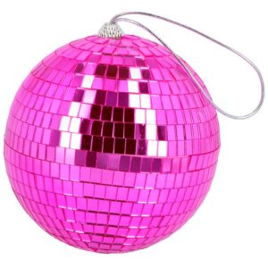 BOLAND | Boule Disco Fuschia Éblouissante 15 cm - Idéale pour Fêtes, Anniversaires et Célébrations Rétro des Années 70/80