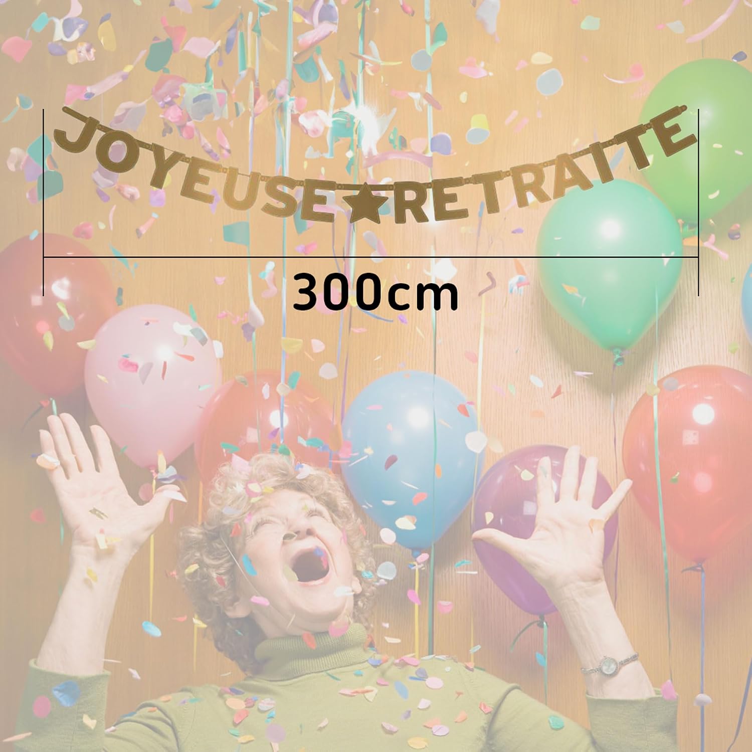 STC — Guirlande Joyeuse Retraite 300 x 15,7 cm – Image 5
