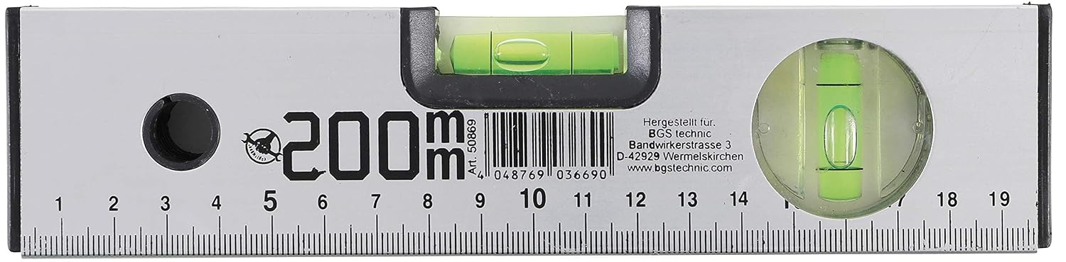 BGS Diy 50869 — Niveau à bulle 200 mm – Image 3