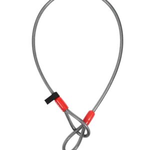 Zéfal K-Traz Câble, Câble Antivol Vélo 120 cm ou 220 cm - Complément Antivol - 2 boucles - Pour Sécuriser Roues, Selle, Accessoires ou plusieurs vélos