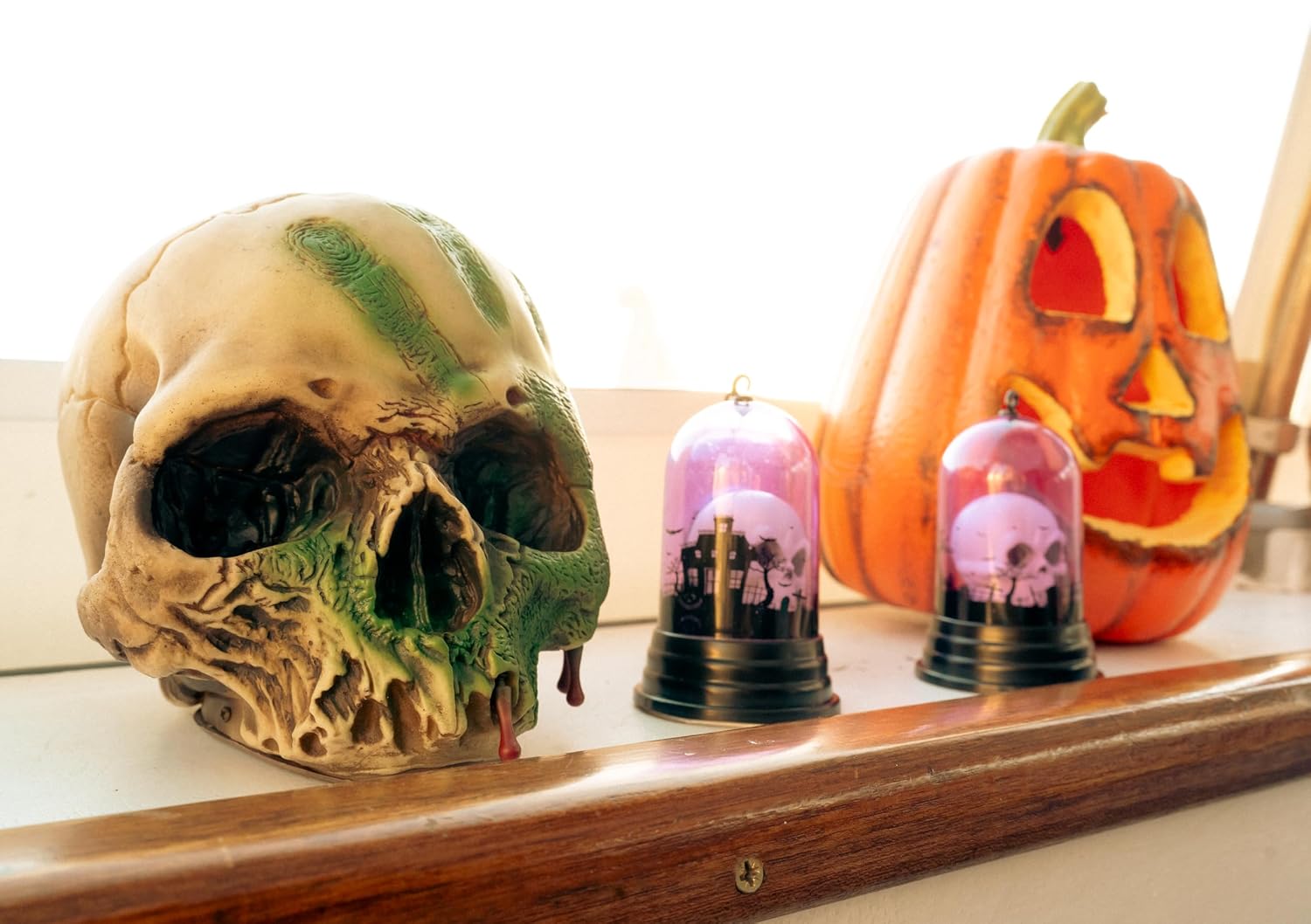 P'TIT CLOWN — Crâne Décoration Halloween à Poser 14 cm – Image 3