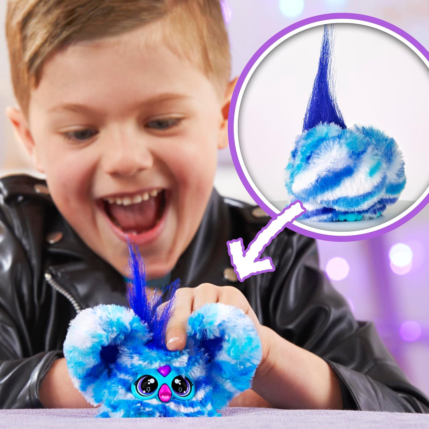 FURBY Furblets Ooh-Koo — Mini Peluche électronique Bleu – Image 5