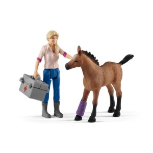 Alternative view of SCHLEICH — Visite du vétérinaire pour jument et poulain