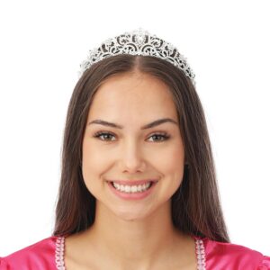 P'TIT CLOWN - 24299 - Diadème princesse - métal - argent