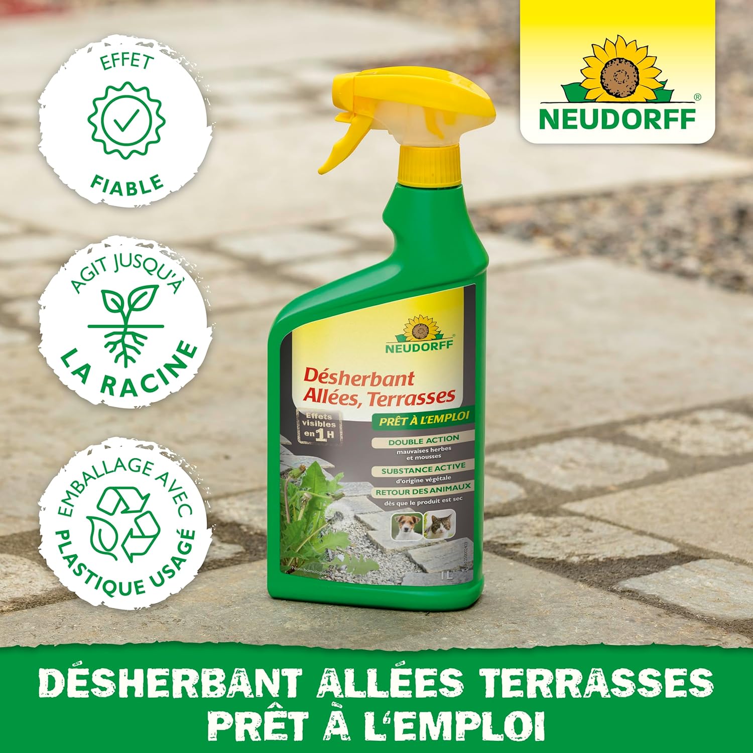 NEUDORFF — Désherbant Allées et Terrasses 1 l – Image 4