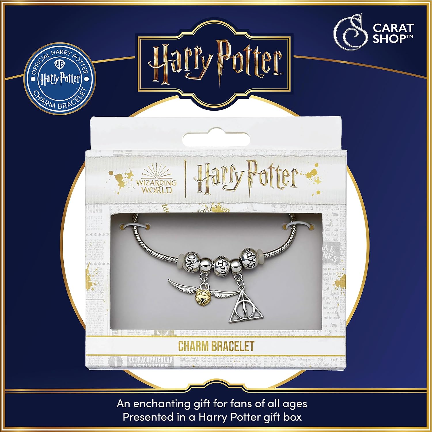 HARRY POTTER — Bracelet à breloques plaqué argent – Image 4