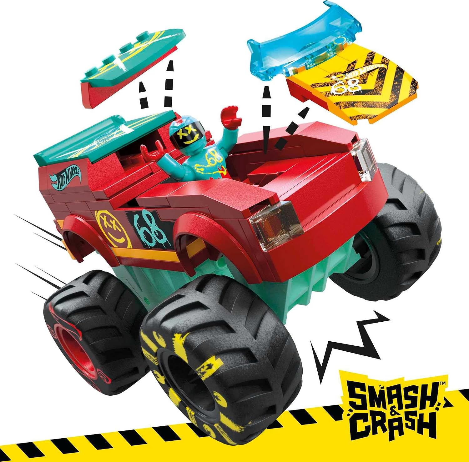 MEGA Hot Wheels — Jouet de Construction Demo Derby 151 pièces – Image 2