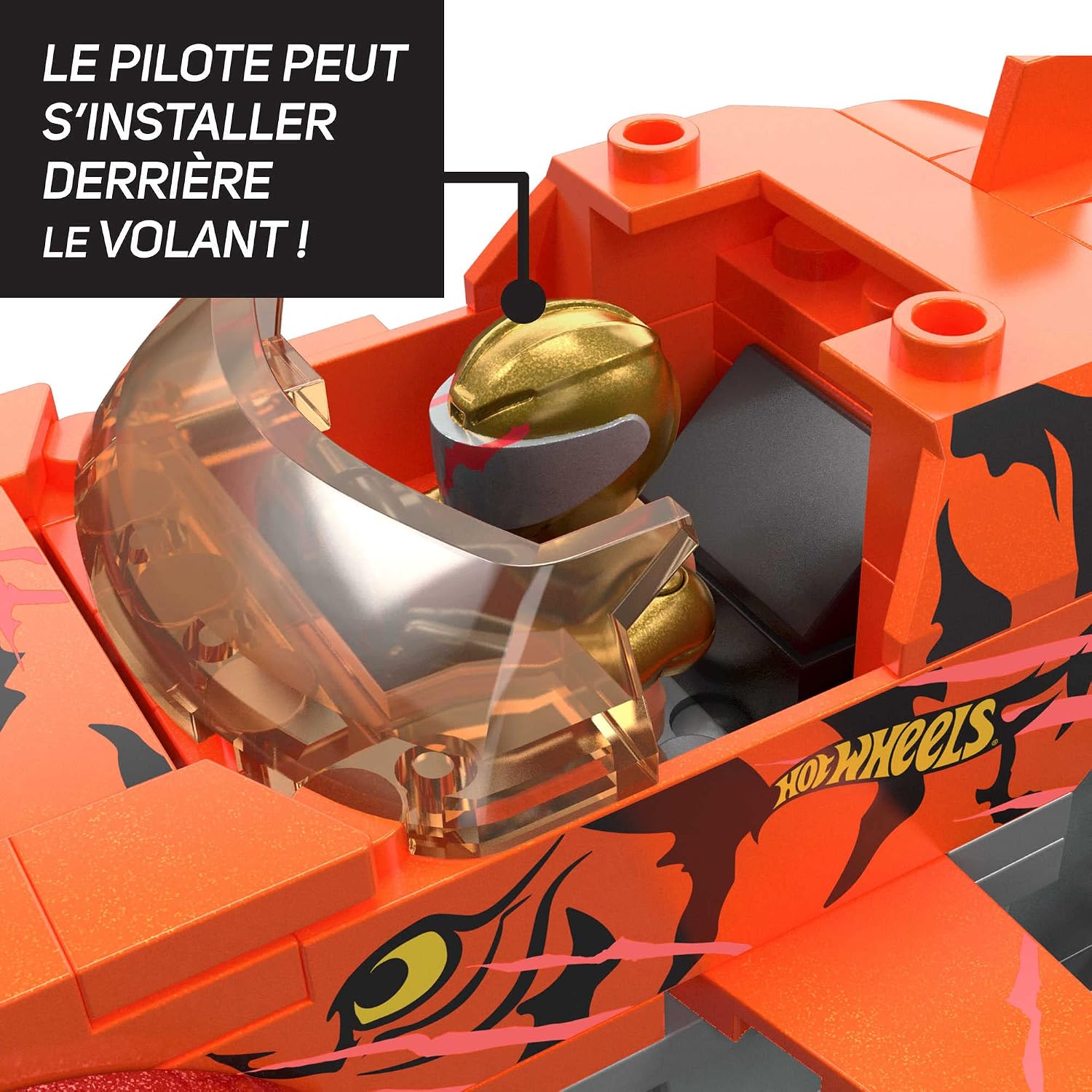 MEGA Hot Wheels — Coffret de Construction Tiger Shark 226 pièces – Image 4