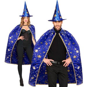 W WIDMANN MILANO — Costume de magicien adulte avec cape 85 cm