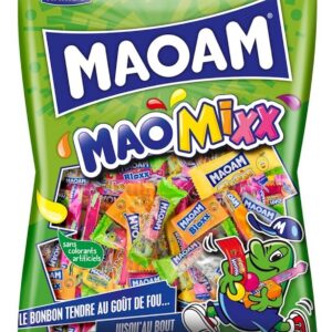 HARIBO - MAOAM MaoMixx - Assortiment De Bonbons - Stripes, Sour Stripes, Bloxx, Pinballs, JoyStixx & Happy Fruttis - Sans Colorants Artificiels - Sachet 1 kg