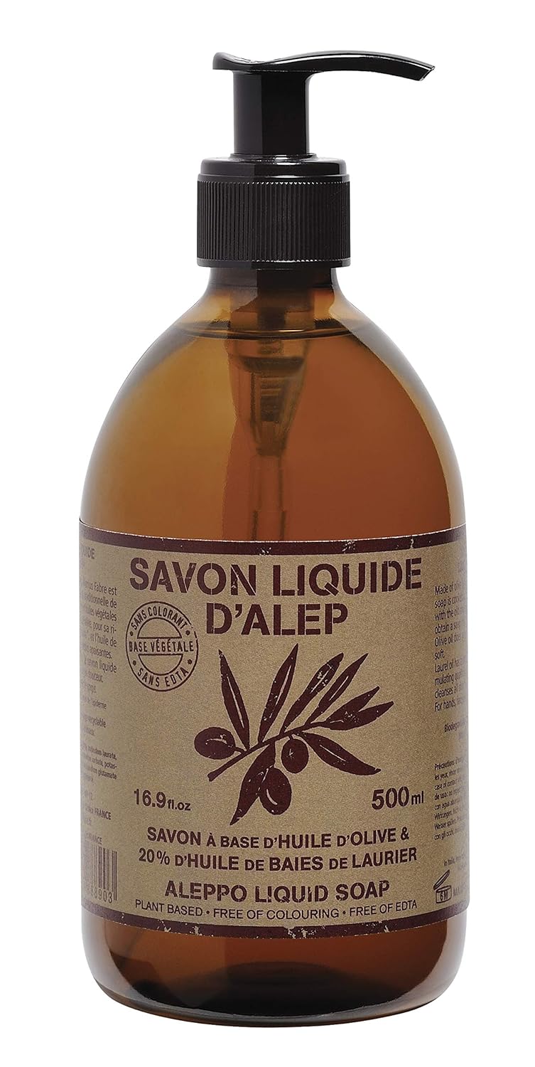 Marius Fabre - Savon Liquide D ALEP 500 ML Pompe ALEP - ALSL500