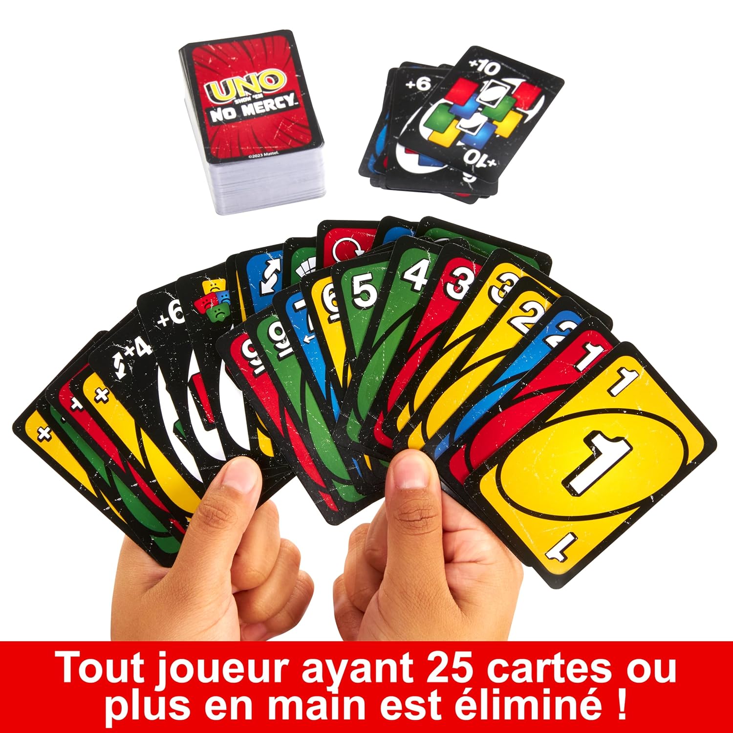 UNO No Mercy — Jeu de Cartes Familial 112 cartes – Image 3