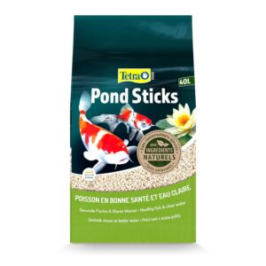 Tetra Pond Sticks – Alimentation Quotidienne idéale pour tous les Poissons de Bassin – Enrichi en Oligo-éléments, Vitamines essentiels, Caroténoïdes – Ne pollue pas l’eau - 40L