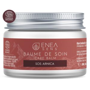 Enea Sens - Baume de Soin SOS Arnica Bio - Douleurs Musculaires - Huiles Essentielles - Cire d'Abeille, Mélèze, Hélichryse, Macérât Huileux d'Arnica Montana - 30 ml - Fabriqué en France