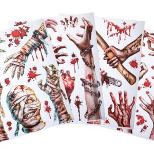 P'TIT CLOWN - 17110 - Stickers électrostatiques Halloween - Modèle Aléatoire - Décoration Effrayante