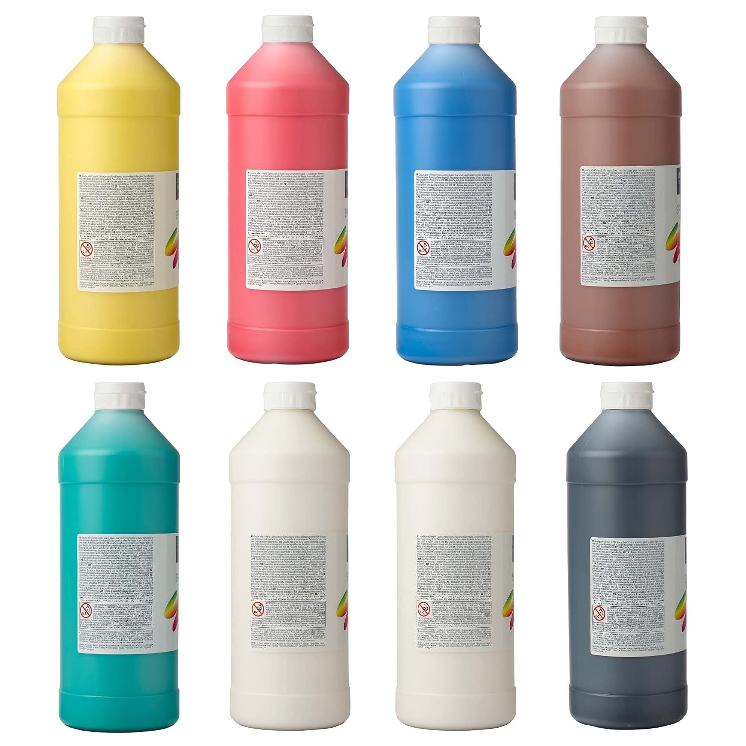 LEFRANC BOURGEOIS — Gouache liquide enfant x8 1L – Image 3