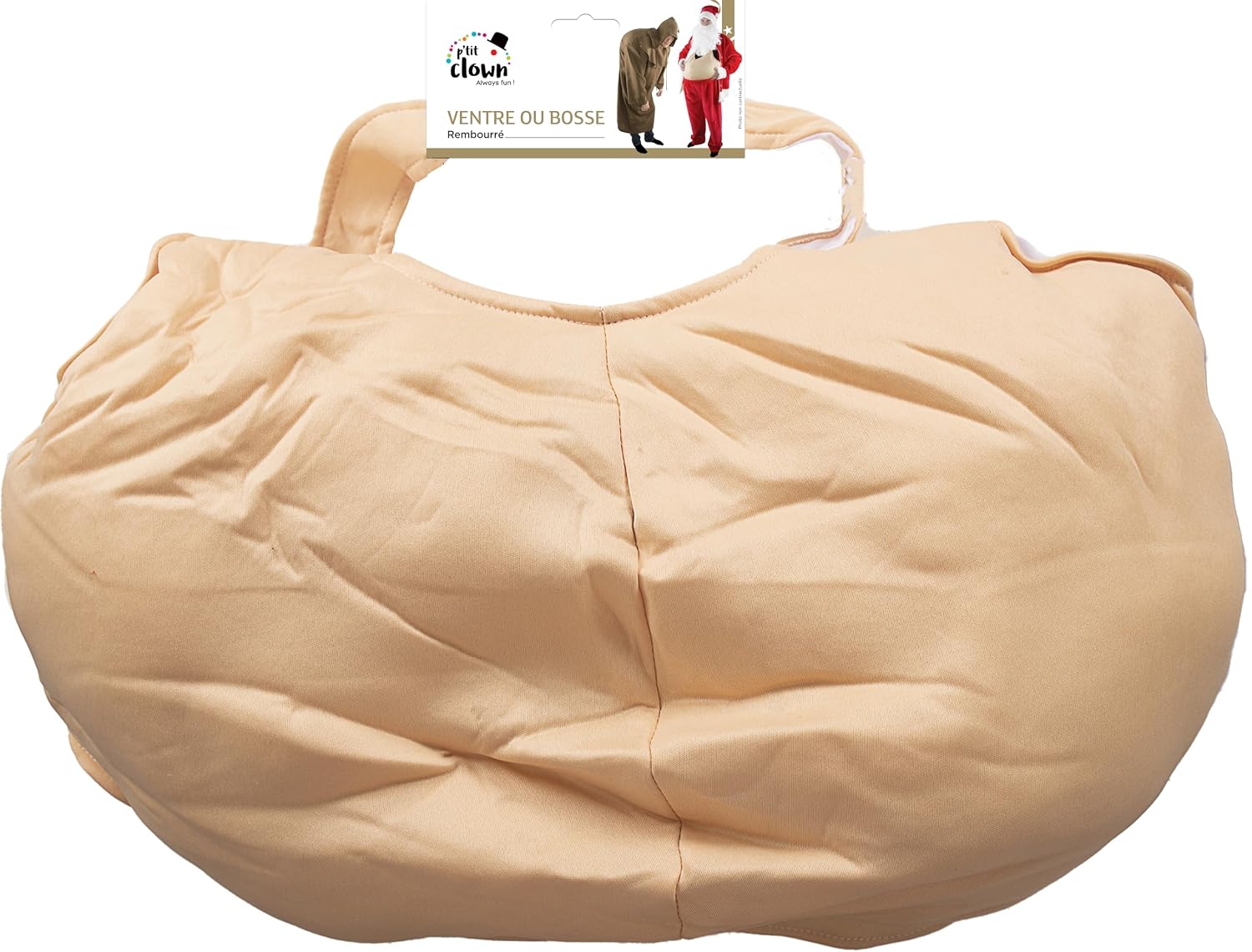 P'TIT CLOWN — Ventre ou Bosse rembourré beige adulte – Image 4