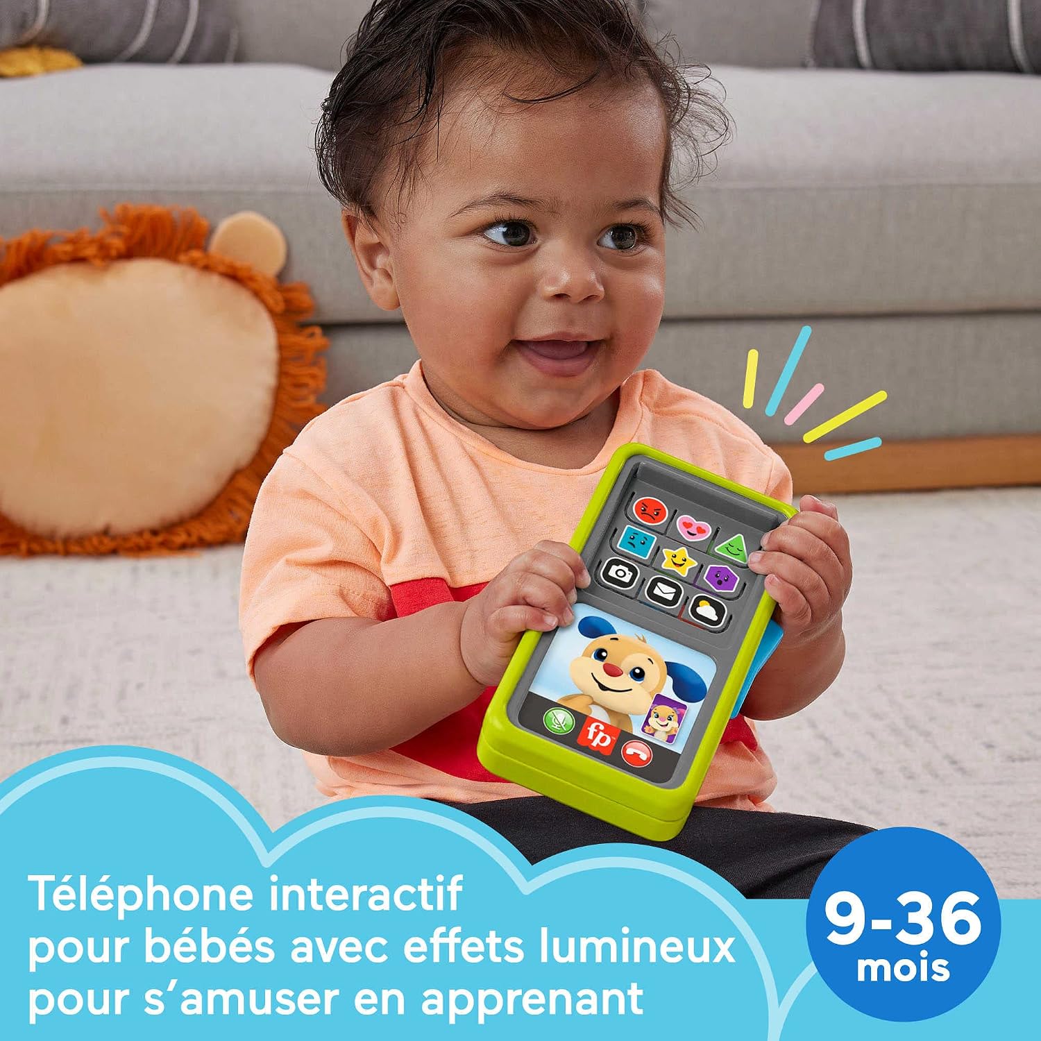 FISHER-PRICE — Smartphone d’Apprentissage 2 en 1 musical – Image 3