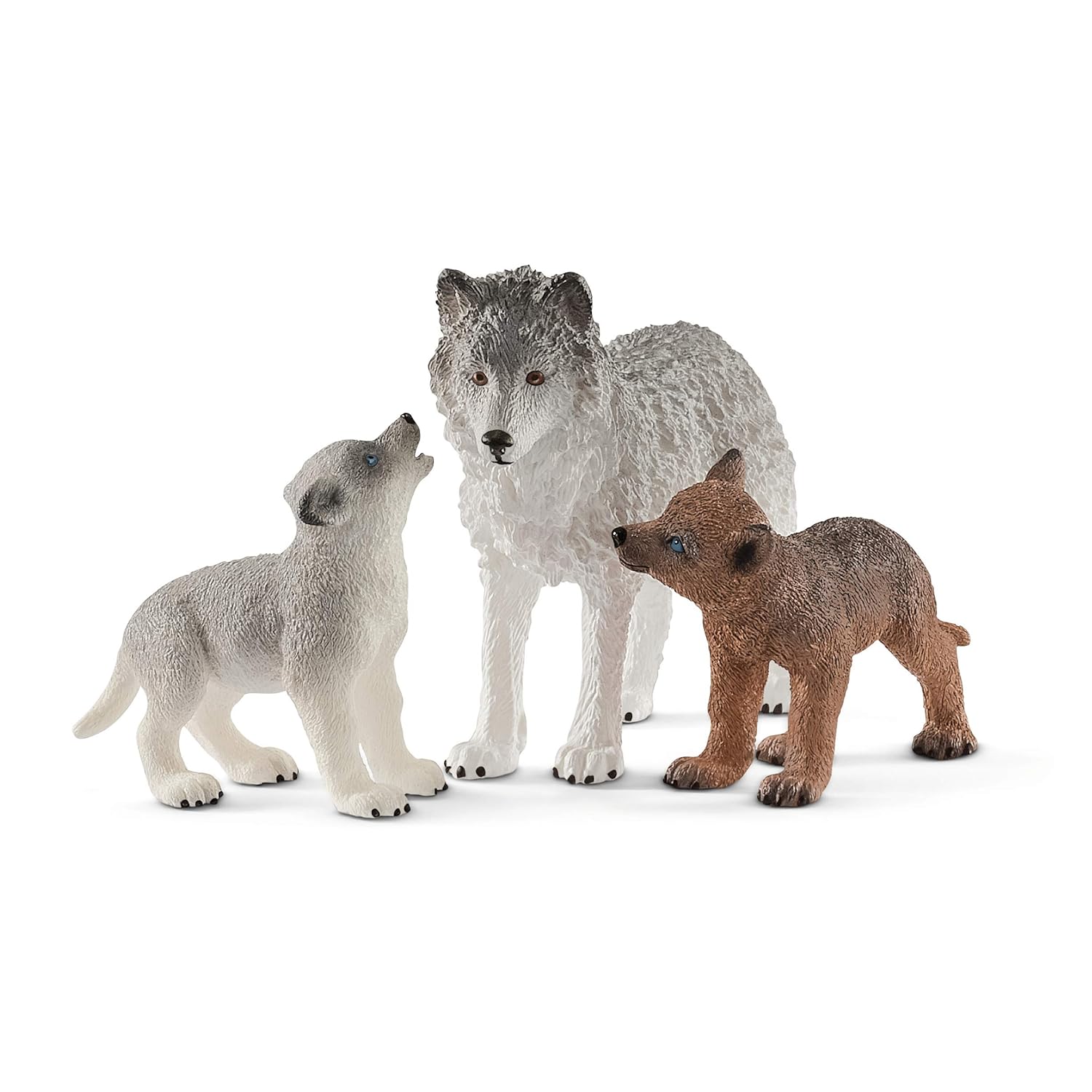 Schleich Maman Loup avec louveteaux