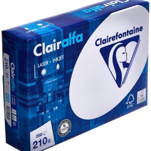 CLAIREFONTAINE 38749 Papier alfa Multifonctions A4 210g/m2 heur 170 Opacité 93 Rigidité 135 Lot de 250 Violet