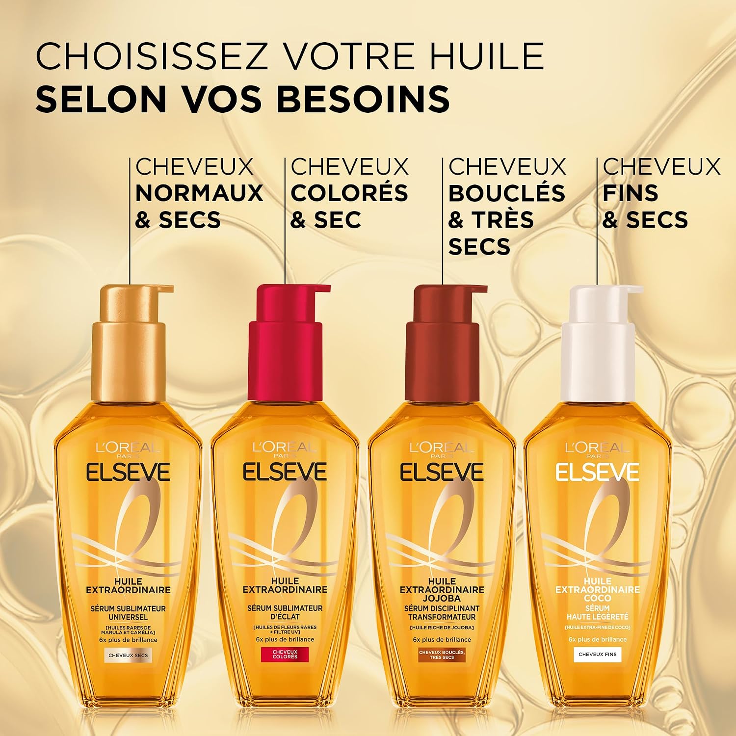 L’ORÉAL PARIS Elsève — Huile soin cheveux colorés 100 ml – Image 6