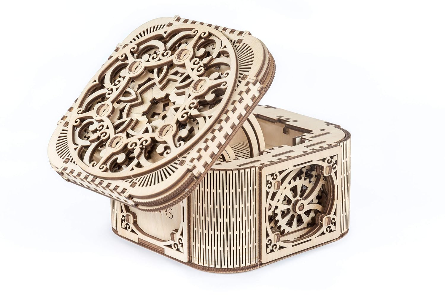 UGEARS Treasure Box — Puzzle 3D en Bois 190 pièces – Image 2
