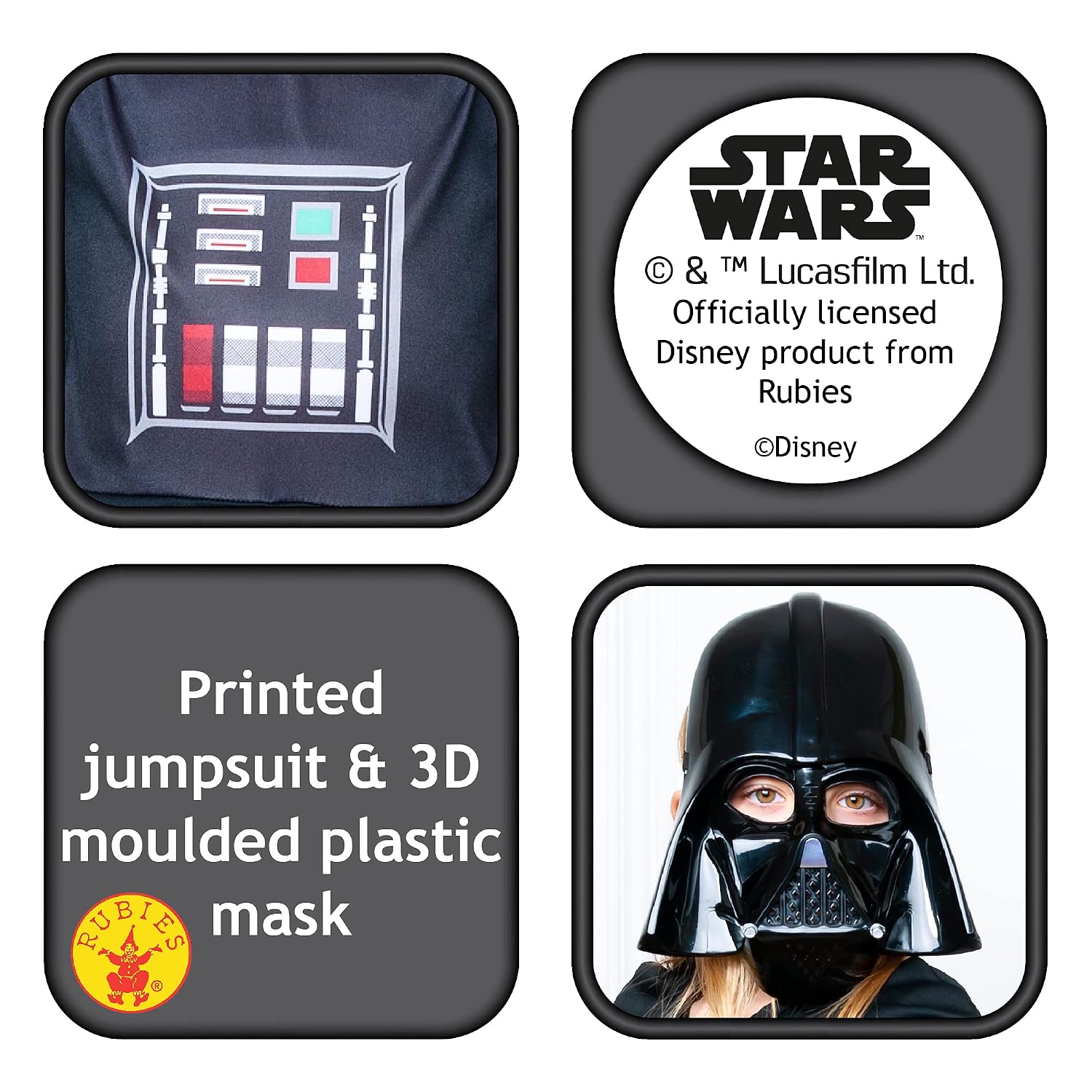 RUBIES Star Wars — Déguisement Stormtrooper 5-6 ans – Image 2