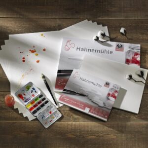 Alternative view of HAHNEMUHLE — Bloc d'aquarelle blanc taille L