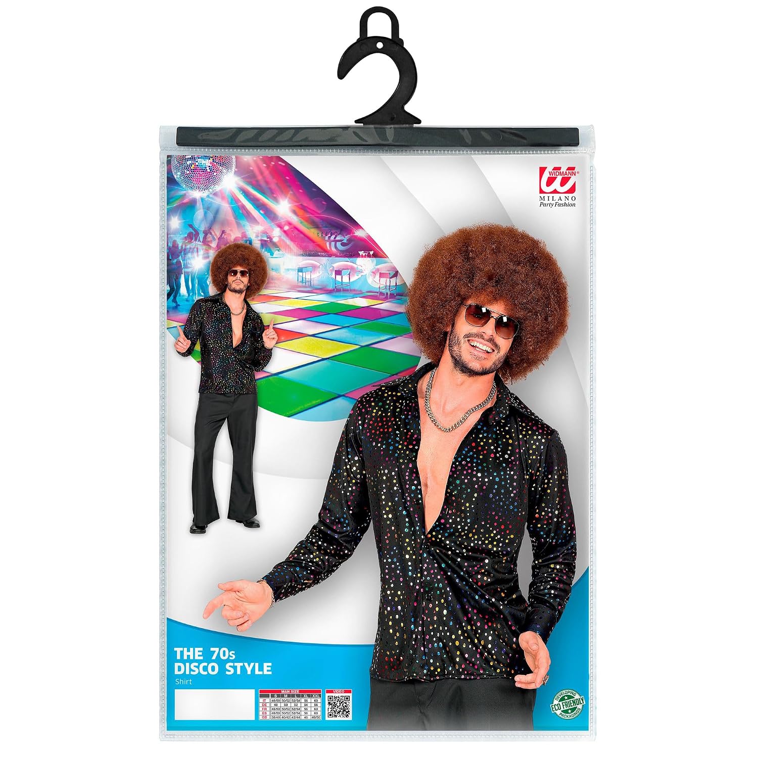 W WIDMANN MILANO Party Fashion — Chemise disco homme années 70 – Image 4