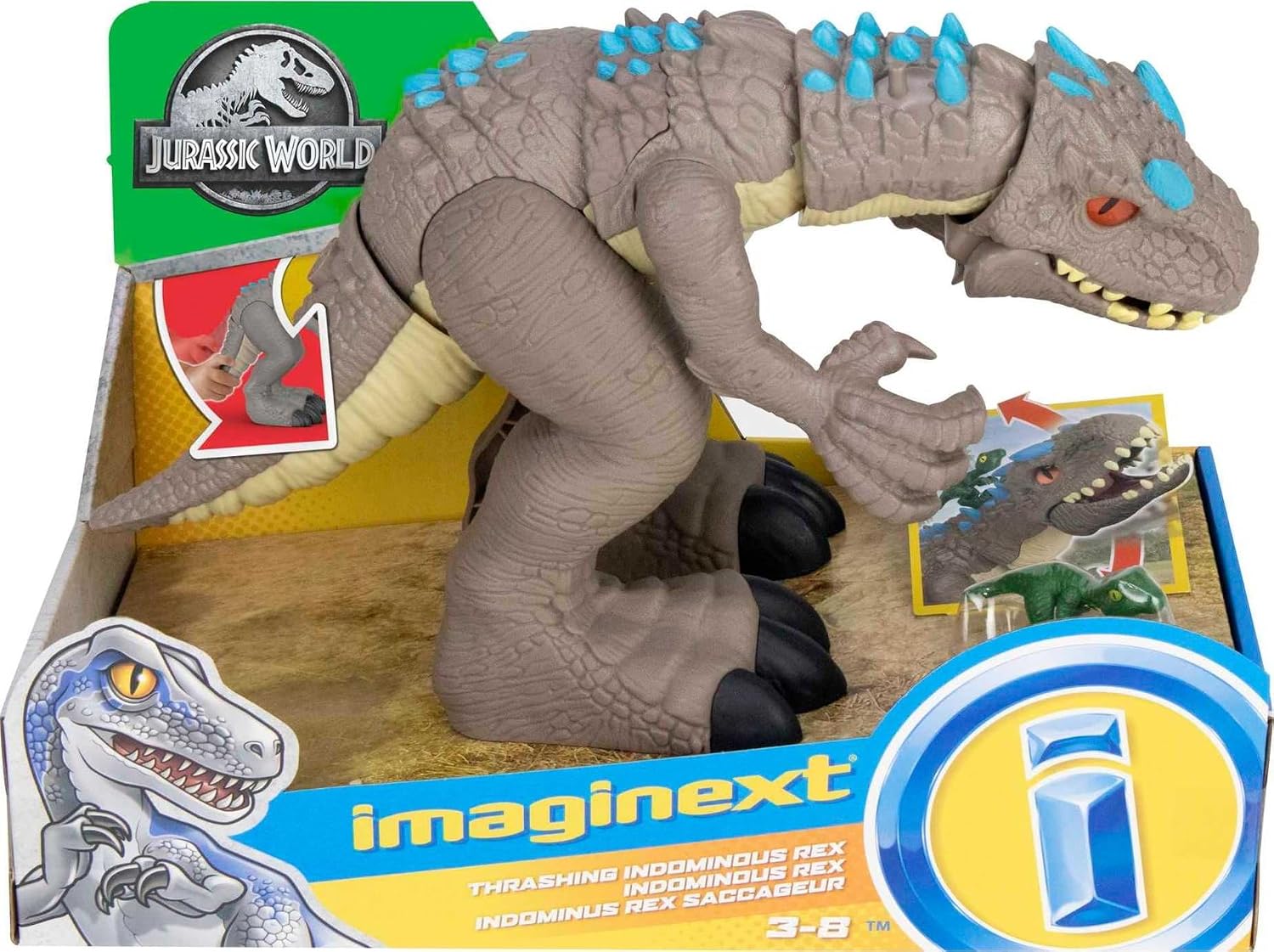 IMAGINEXT Jurassic World — Coffret Indominus Rex et Vélociraptor – Image 5