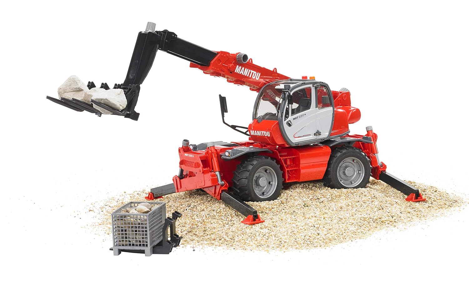 BRUDER Manitou MRT 2150 — Chariot élévateur télescopique 1:16 – Image 6