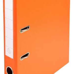 Exacompta - Réf. 53544E - 1 Classeur à levier A4 Prem'Touch - Dos de 50 mm - Mécanique 55 mm - Dimensions extérieures : 32 x 29 x 5 cm - Format à classer A4 - Coloris : Orange