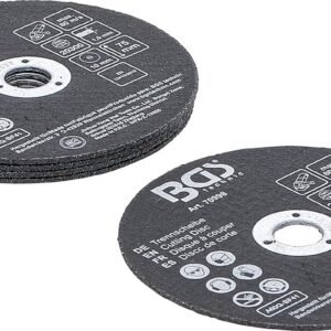 BGS 70998 | Jeu de disques à couper | pour acier inoxydable | Ø 75 x 1,0 x 10 mm | 5 pièces