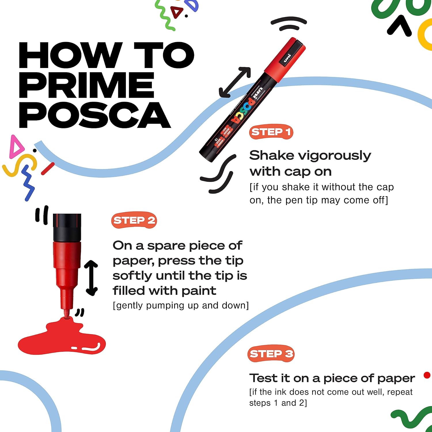 POSCA — Set de 8 Marqueurs à Paillettes – Image 4