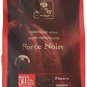 CACAO BARRY 50% Min Cacao Chocolat Force Noire Pistoles 1 kg