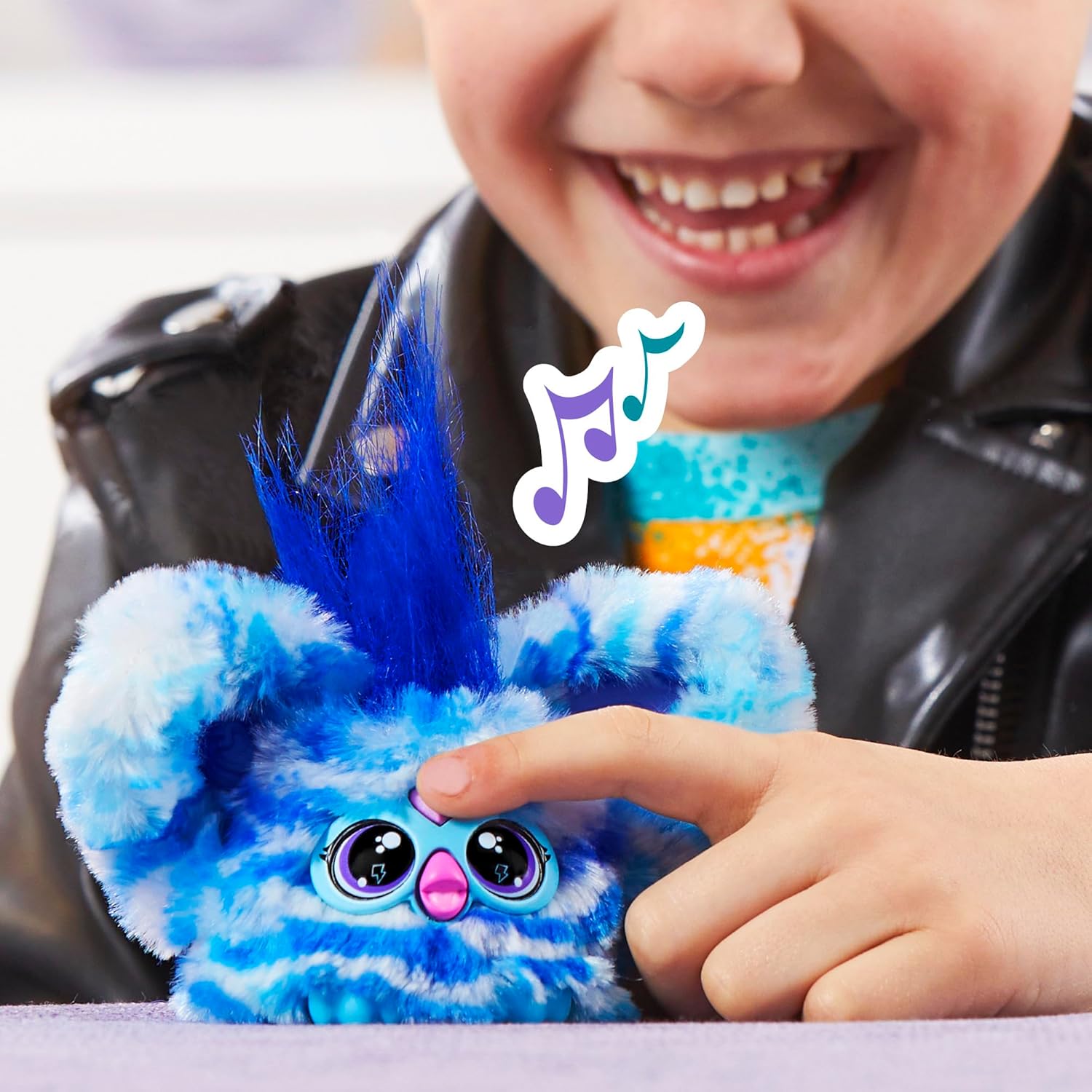 FURBY Furblets Ooh-Koo — Mini Peluche électronique Bleu – Image 7