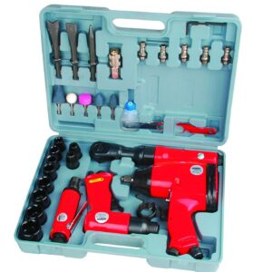 Mannesmann 15033 Set d'outils air comprimé avec accessoires 33 pièces (Import Allemagne)