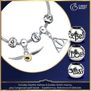 Alternative view of HARRY POTTER — Bracelet à breloques plaqué argent