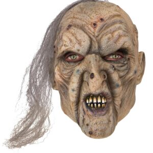 P'tit Clown Masque intégral en latex pour adulte, parfait pour Halloween (Sorcier terrifiant)