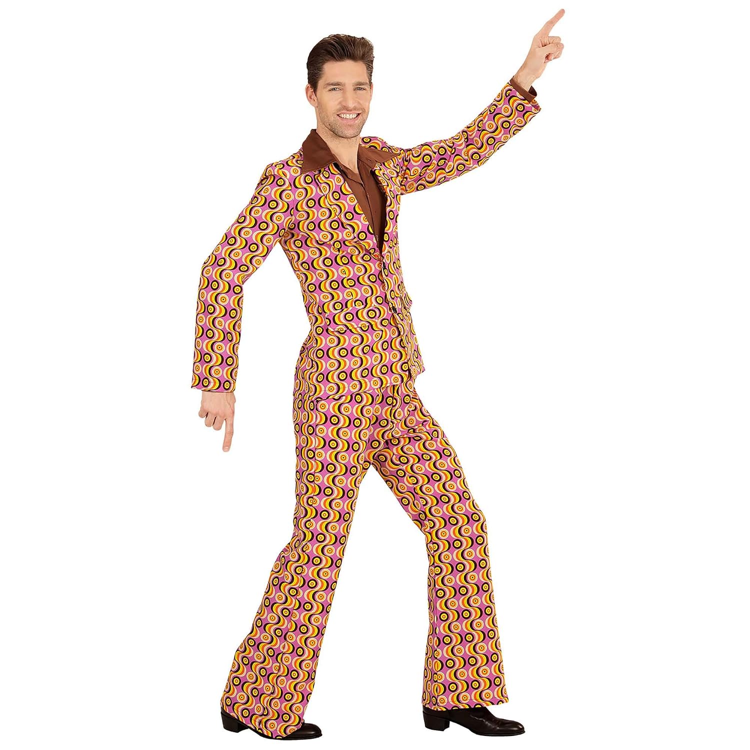 W WIDMANN MILANO Party Fashion — Costume années 70 veste et pantalon – Image 3