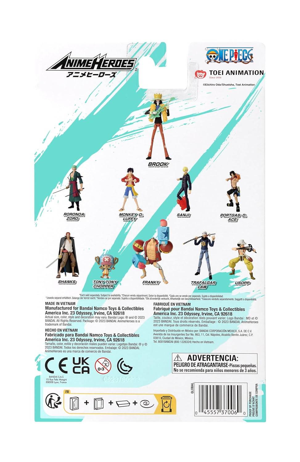 BANDAI Anime Heroes One Piece — Figurine Brook 17 cm – Image 6
