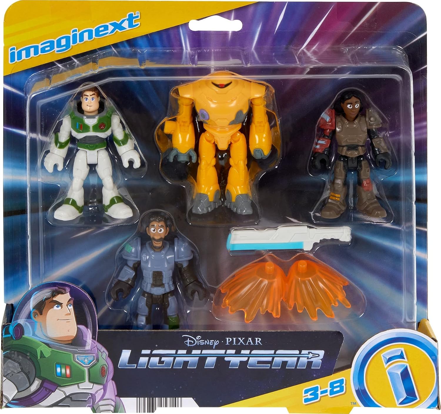 FISHER-PRICE Imaginext — Coffret 4 Figurines Buzz l’Éclair – Image 5