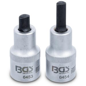 BGS 6455 | Jeu de douilles d’écartement de serrage de jambe de force | 12,5 mm (1/2") | 5 x 7 mm & 5,5 x 8,2 mm | 2 pièces