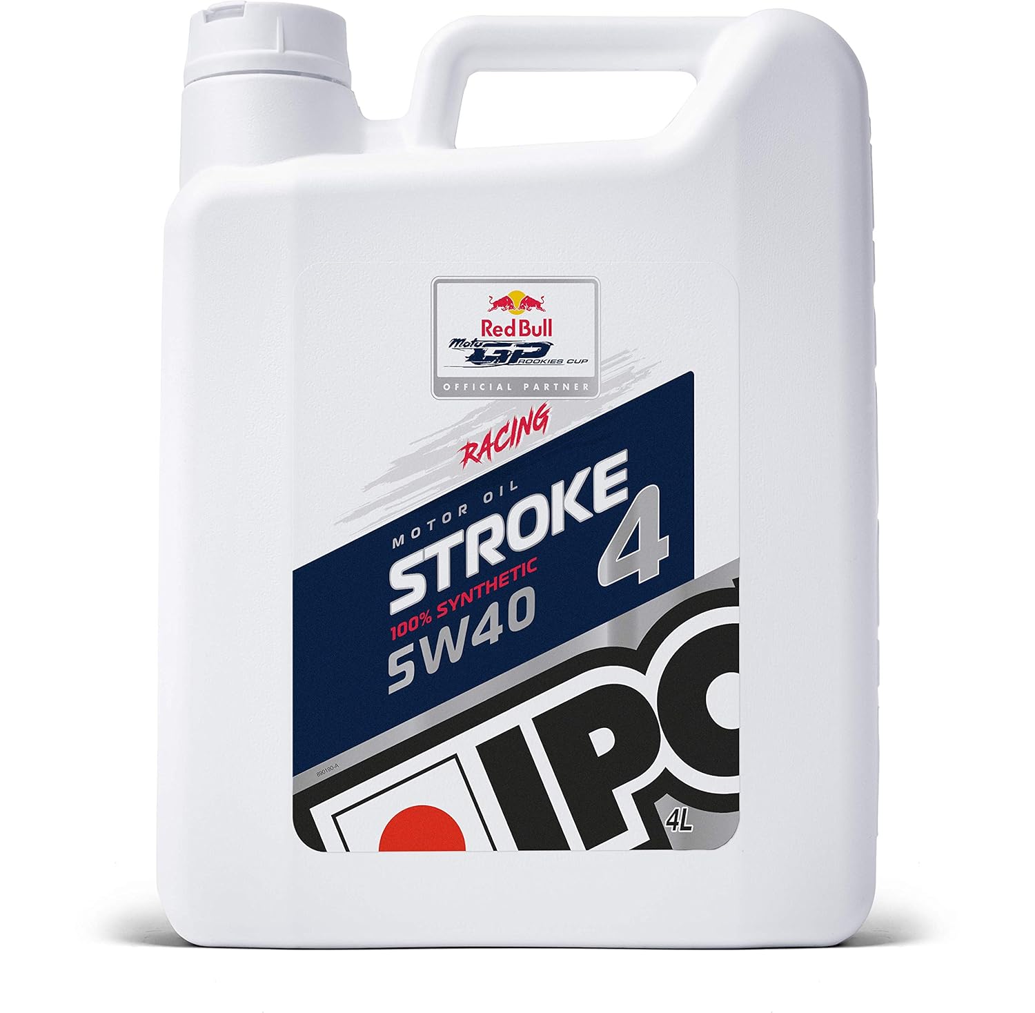 IPONE - Huile Moteur Moto 4 Temps Stroke 4 5W40 - Lubrifiant 100% Synthétique avec Esters - Optimisation des performances – Protection Maximale - Bidon 4 Litres