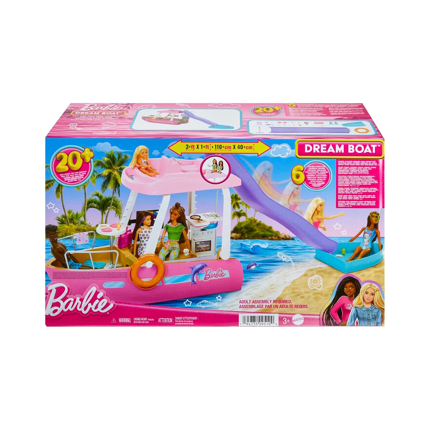 BARBIE — Coffret Bateau de Rêve avec 20 Accessoires – Image 6