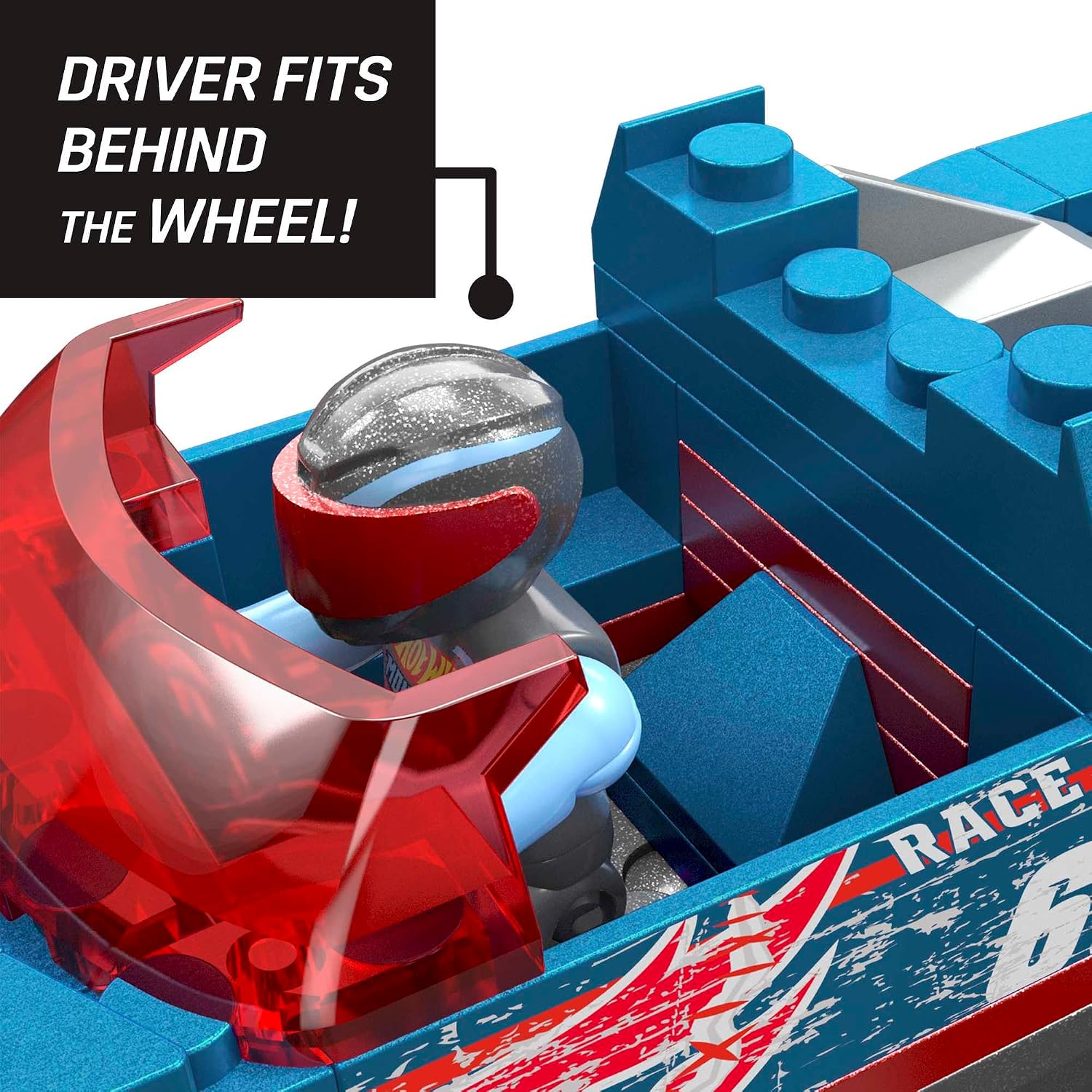 MEGA Hot Wheels Smash & Crash Race Ace — Monster Truck 85 pièces – Image 5