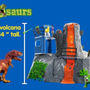 Alternative view of SCHLEICH Dinosaurs — Set Expédition au Grand Volcan